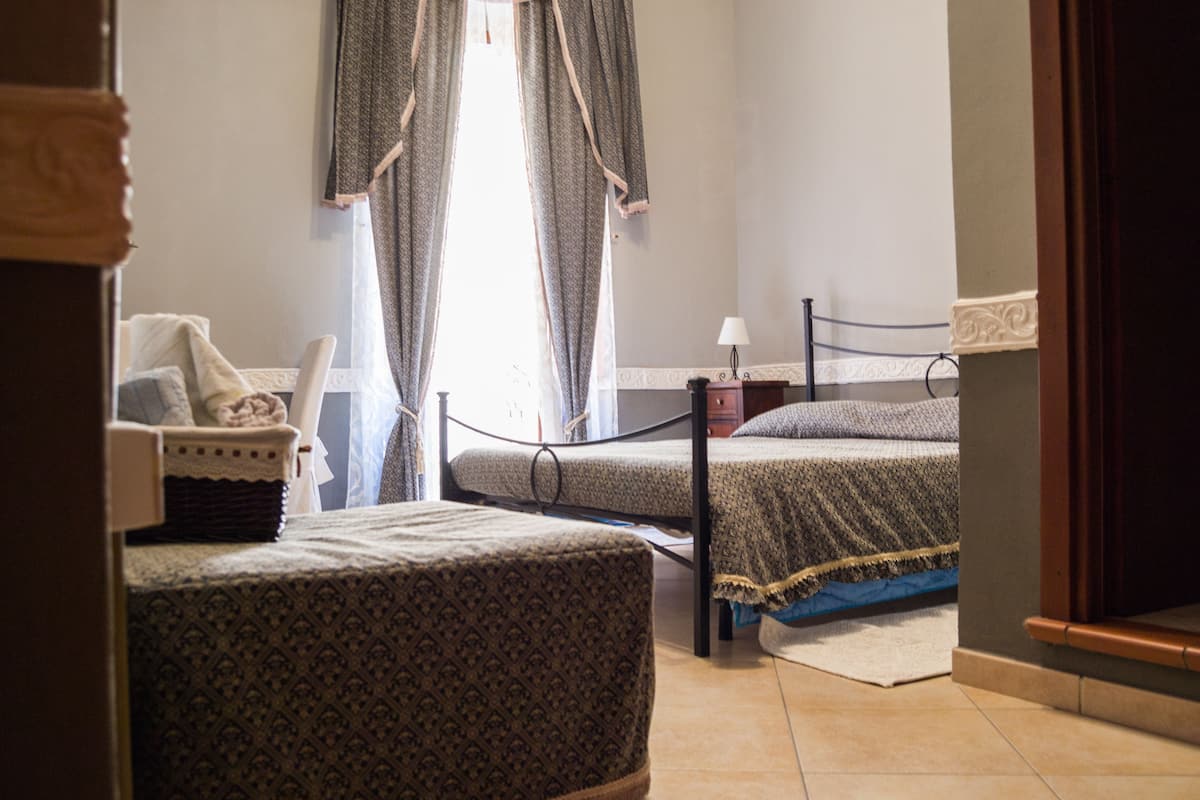 Romantic Double Room | Egyptian cotton sheets, premium bedding, down duvets, blackout curtains