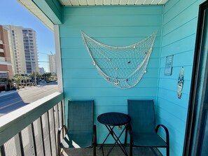 Appartamento, 2 camere da letto, balcone, vista oceano parziale (211) | Balcone