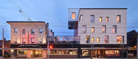 Façade de l’hébergement