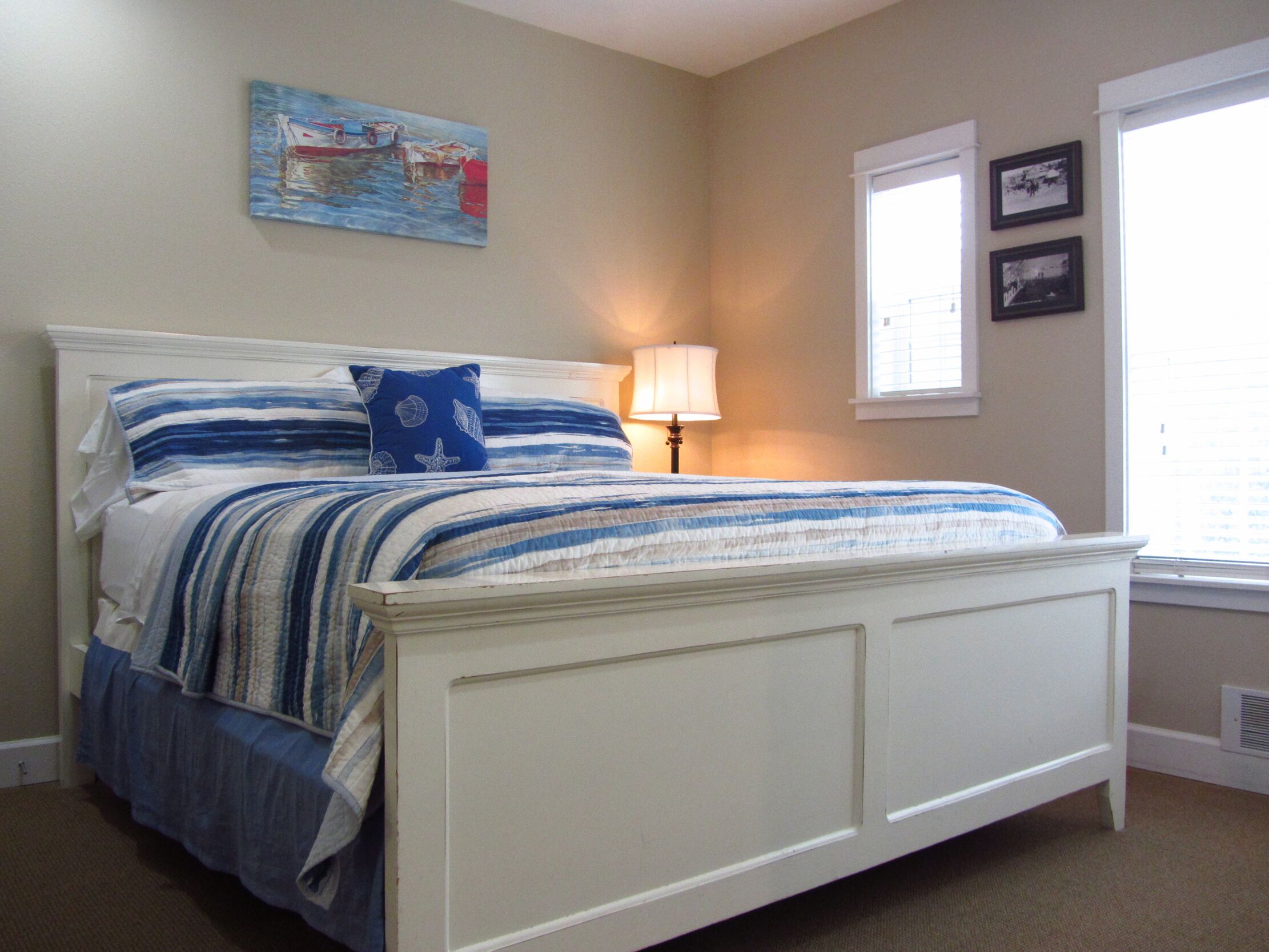 Master bedroom with king bed