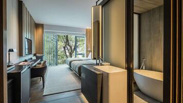 Premium bedding, pillowtop beds, minibar, in-room safe