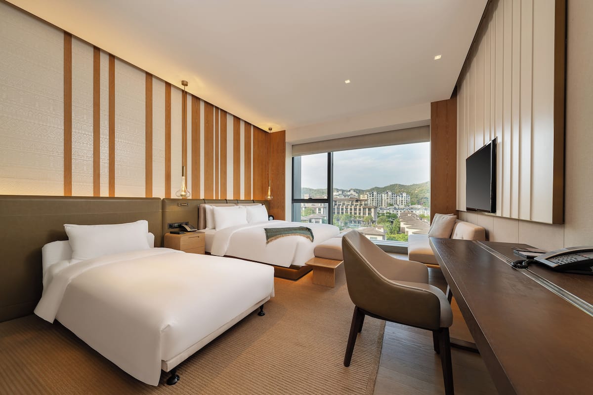 Literie de qualité supérieure, surmatelas, minibar