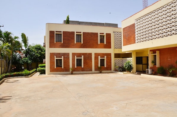 Façade de l’hébergement