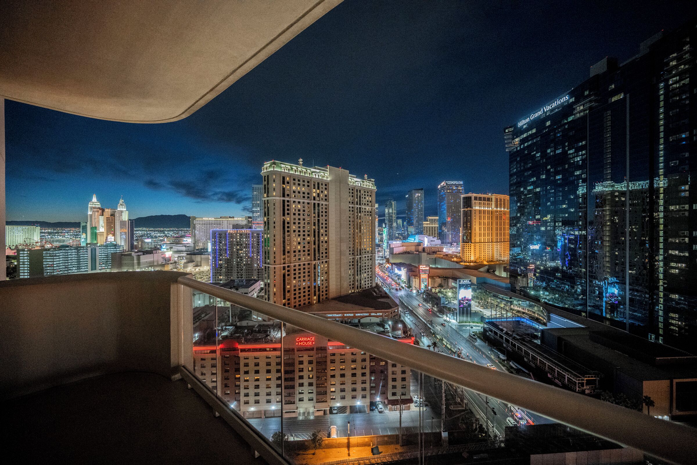 Blick von der Unterkunft