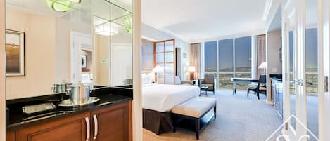 1 Schlafzimmer, hochwertige Bettwaren, Daunenbettdecken