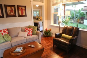 TV connectée, lecteur de DVD, livres, vidéothèque