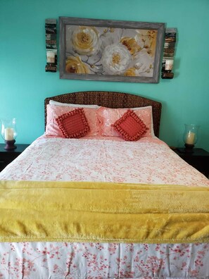 2 多间卧室、熨斗/熨衣板、WiFi、床单