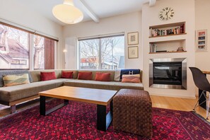 Mori House 2 Bedrooms | Living area | Flat-screen TV, Netflix, DVD player, streaming services - Niseko Central Houses and Apartments (Kutchan)