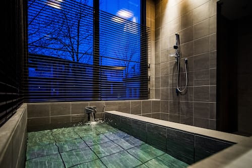Hirafu Woods House 4 Bedroom | Bathroom | Shower, hair dryer, slippers, electronic bidet