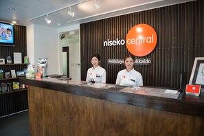 Kiosk voor inchecken/uitchecken