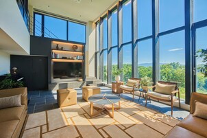 Flat-screen TV, Netflix, DVD player, streaming services