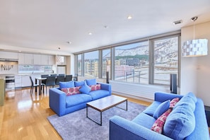 Yama Shizen Condo 2 Bedrooms Penthouse | Living area | DVD player - Niseko Central Condominiums (Kutchan)