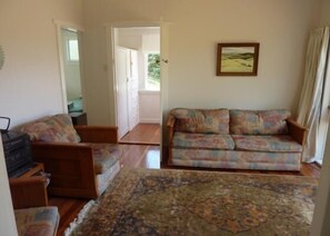 TV, DVD player, stereo