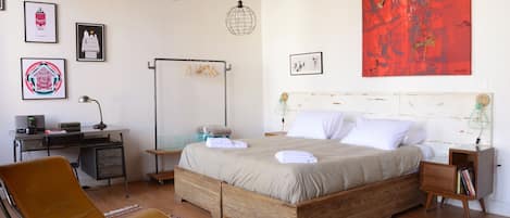 Desk, iron/ironing board, free WiFi, bed sheets