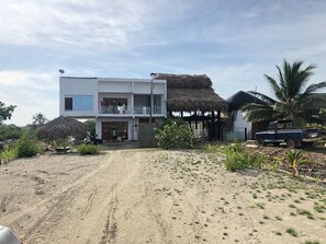 Blick von der Unterkunft