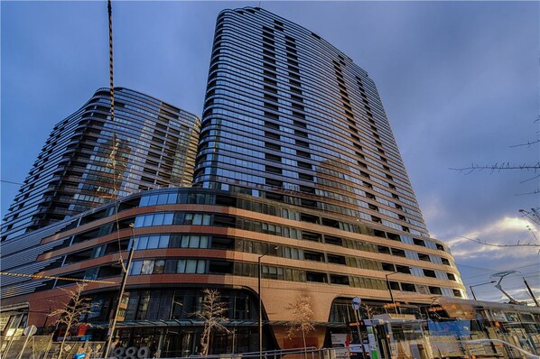 Front of property - evening/night - APC on Collins (Docklands)
