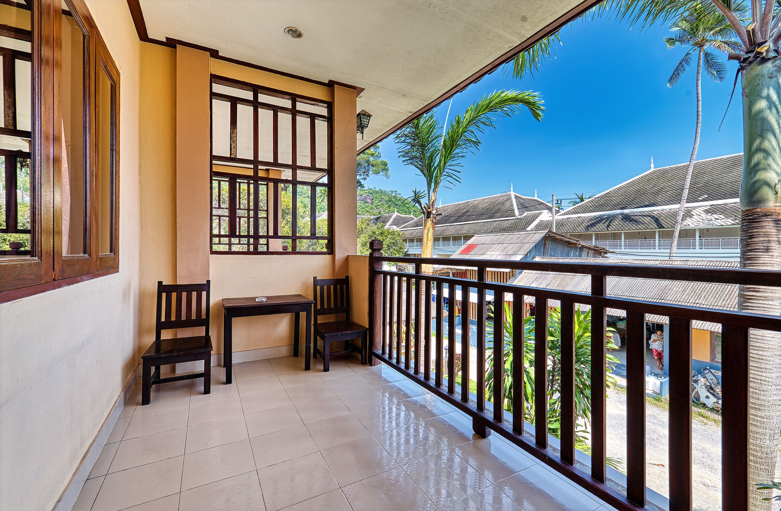 Twin Room with Balcony | Terrasse/Patio
