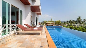 Luxury Pool Villa with Sea View  | Terrace/patio