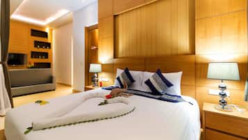Luxury Pool Villa with Sea View  | In-room safe, desk, blackout curtains, iron/ironing board