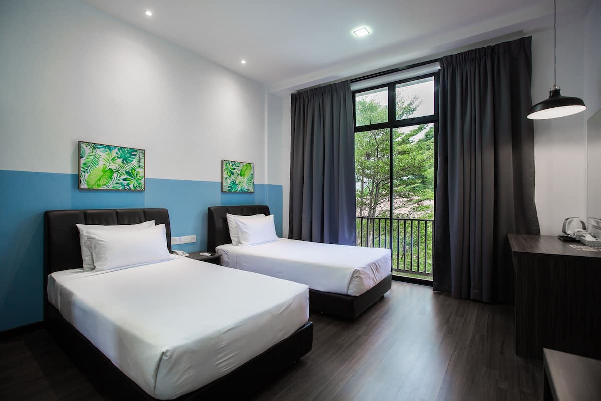 superior twin | 1 bedroom, in-room safe, desk, iron/ironing board