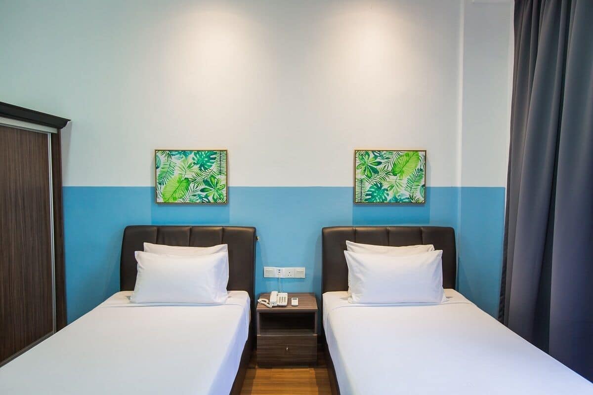 superior twin | 1 bedroom, in-room safe, desk, iron/ironing board