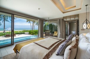 Ropa de cama de alta calidad y minibar