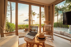 Beachfront Pool Villa | Premium bedding, minibar, in-room safe, desk - Devasom Khao Lak Beach Resort & Villas (Takua Pa)