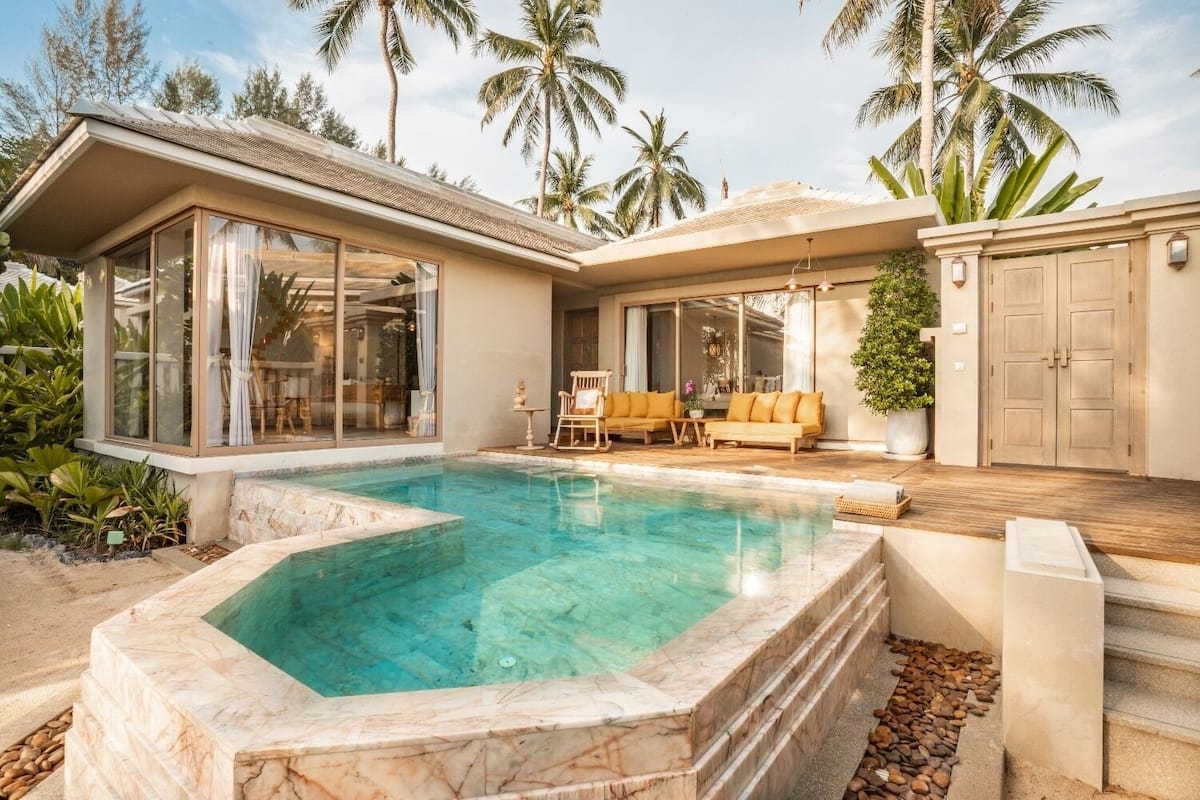 Two-bedroom Beachfront Family Pool Villa | 1 bedroom, premium bedding, minibar, in-room safe