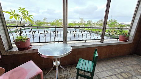Basic Quadruple Room, 2 Double Beds, Non Smoking | Balcony