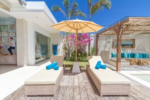 Vila exclusiva, 4 quartos, para não fumantes | Terraço/pátio