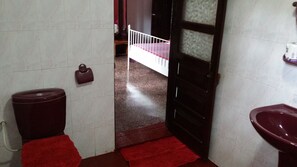 Standard Double Room | Baño | Regadera, amenidades de baño gratuitas, toallas 