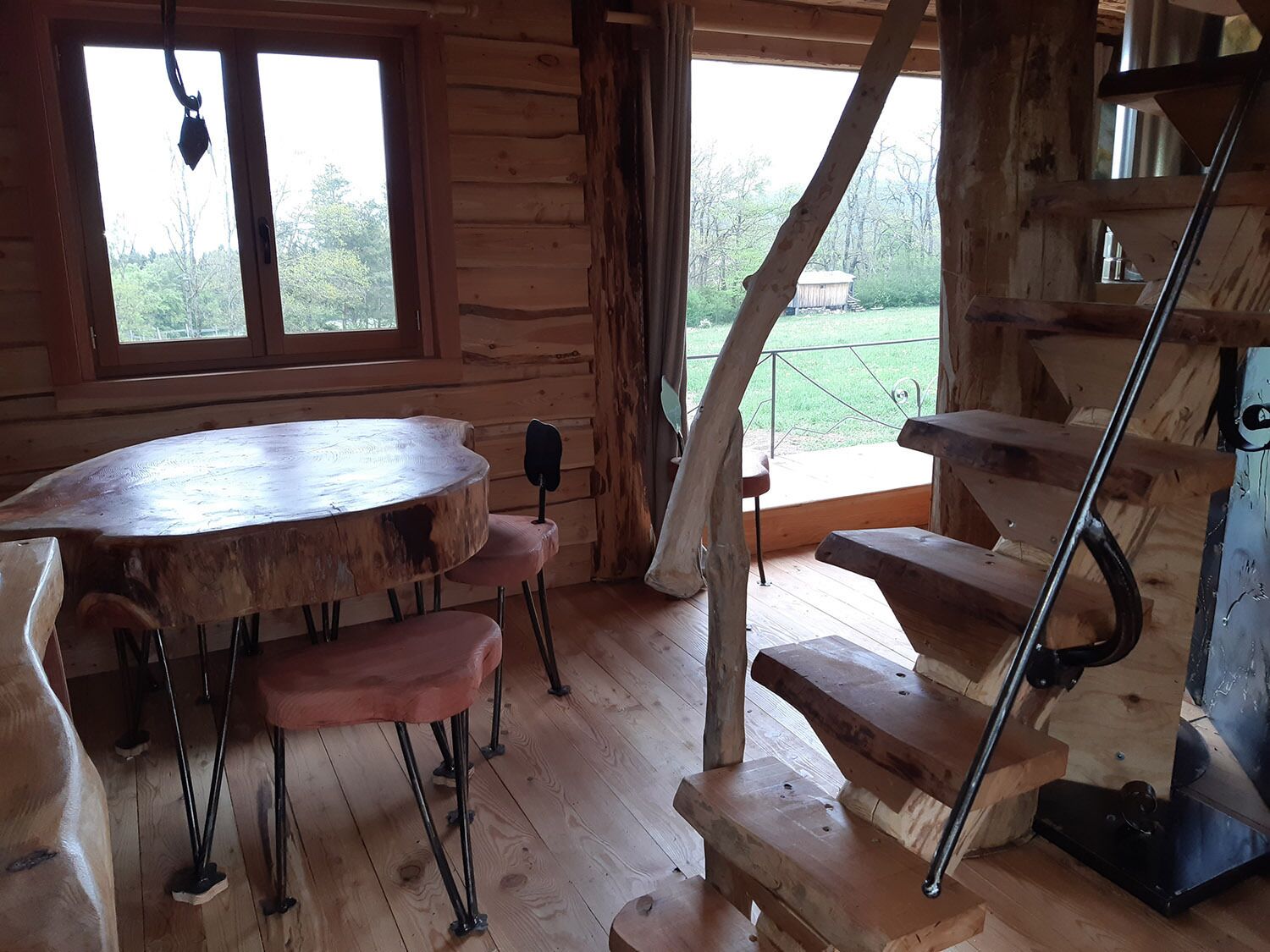 Exklusiv stuga - eget badrum - utsikt mot bergen (cabane en rondin) | Lounge