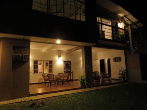 Front of property – evening/night