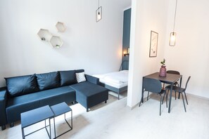 City Apartment, 3 Bedrooms | Living area - Modern Ernesto III (Budapest)