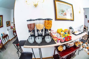 Gratis morgenmadsbuffet hver dag