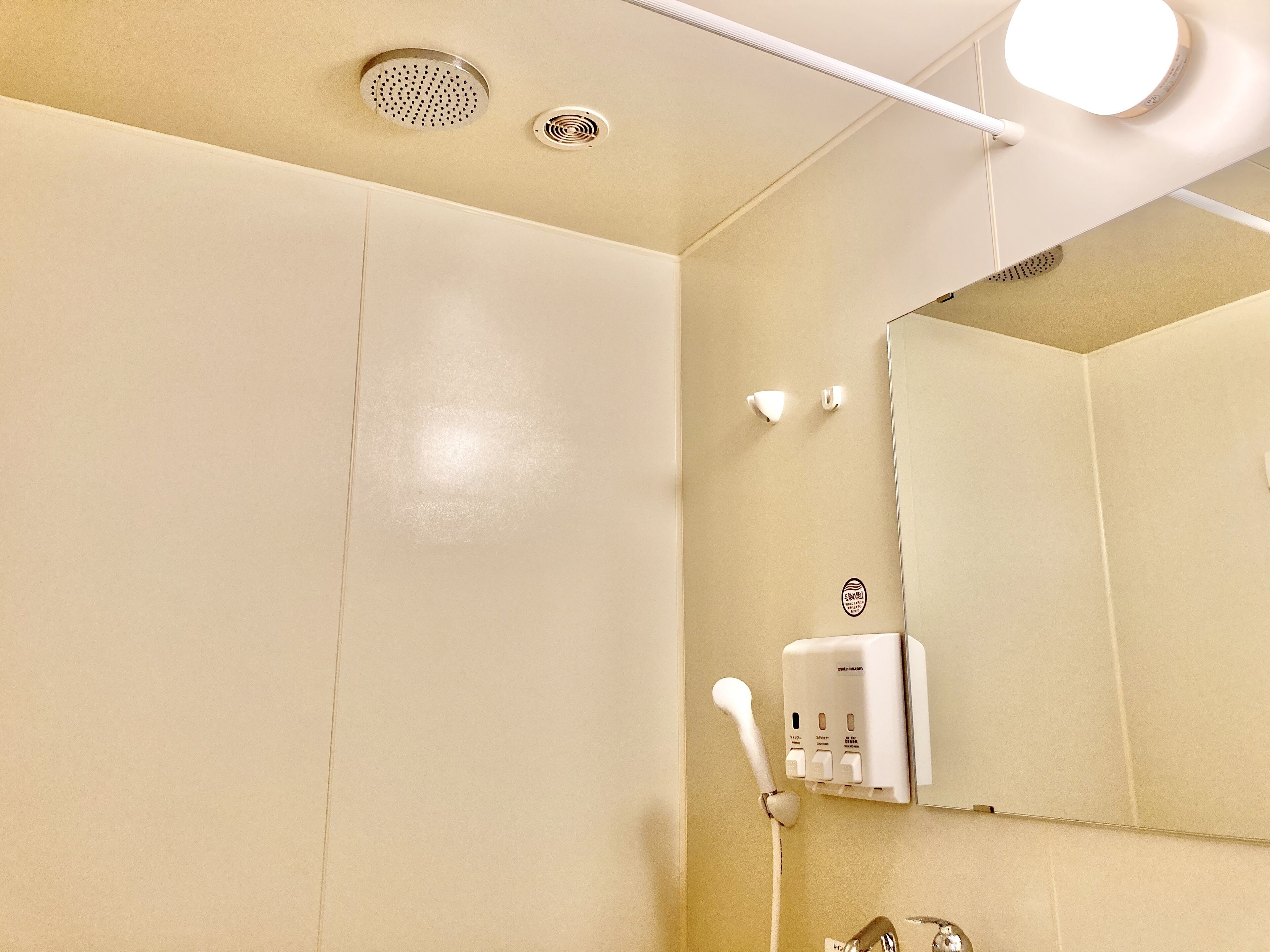 combined shower/bathtub, deep-soaking bathtub, rainfall showerhead