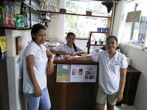 Quiosque de check-in/check-out