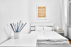 City-Apartment, Mehrere Schlafzimmer | 1 Schlafzimmer, Schreibtisch, Bügeleisen/Bügelbrett, kostenloses WLAN