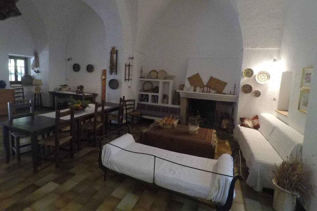 Quadruple Room, Multiple Beds, Kitchen | Living room | TV