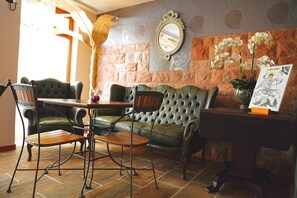 Zona de estar del vestíbulo