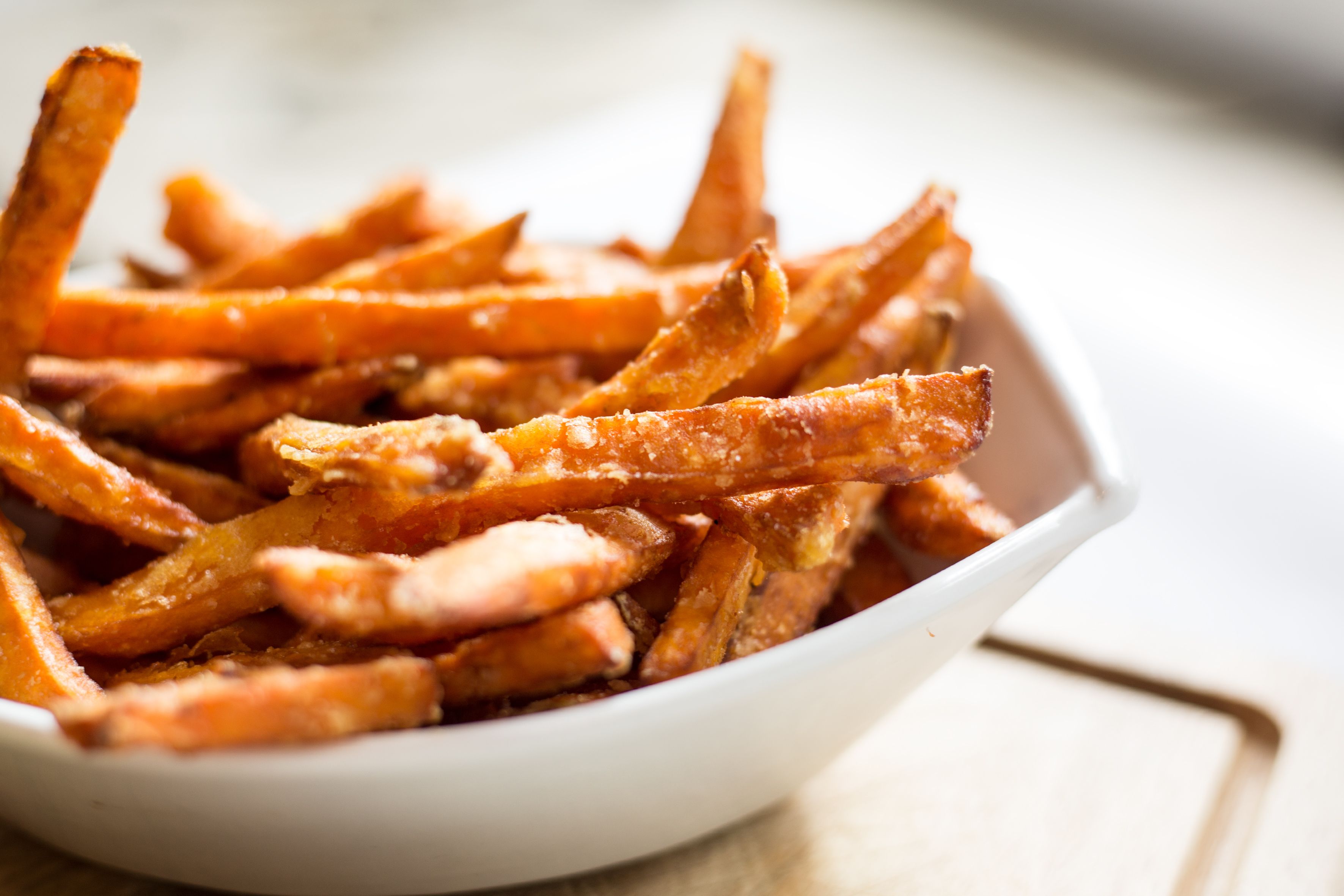 A bowl of crispy fries.