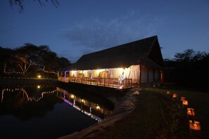 Front of property - evening/night