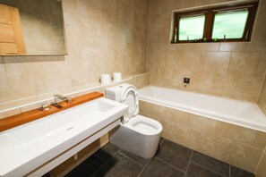 Free toiletries, hair dryer, towels