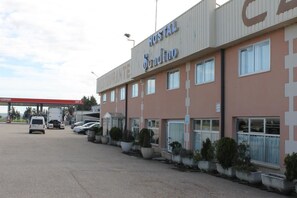 Overnatningsstedets facade