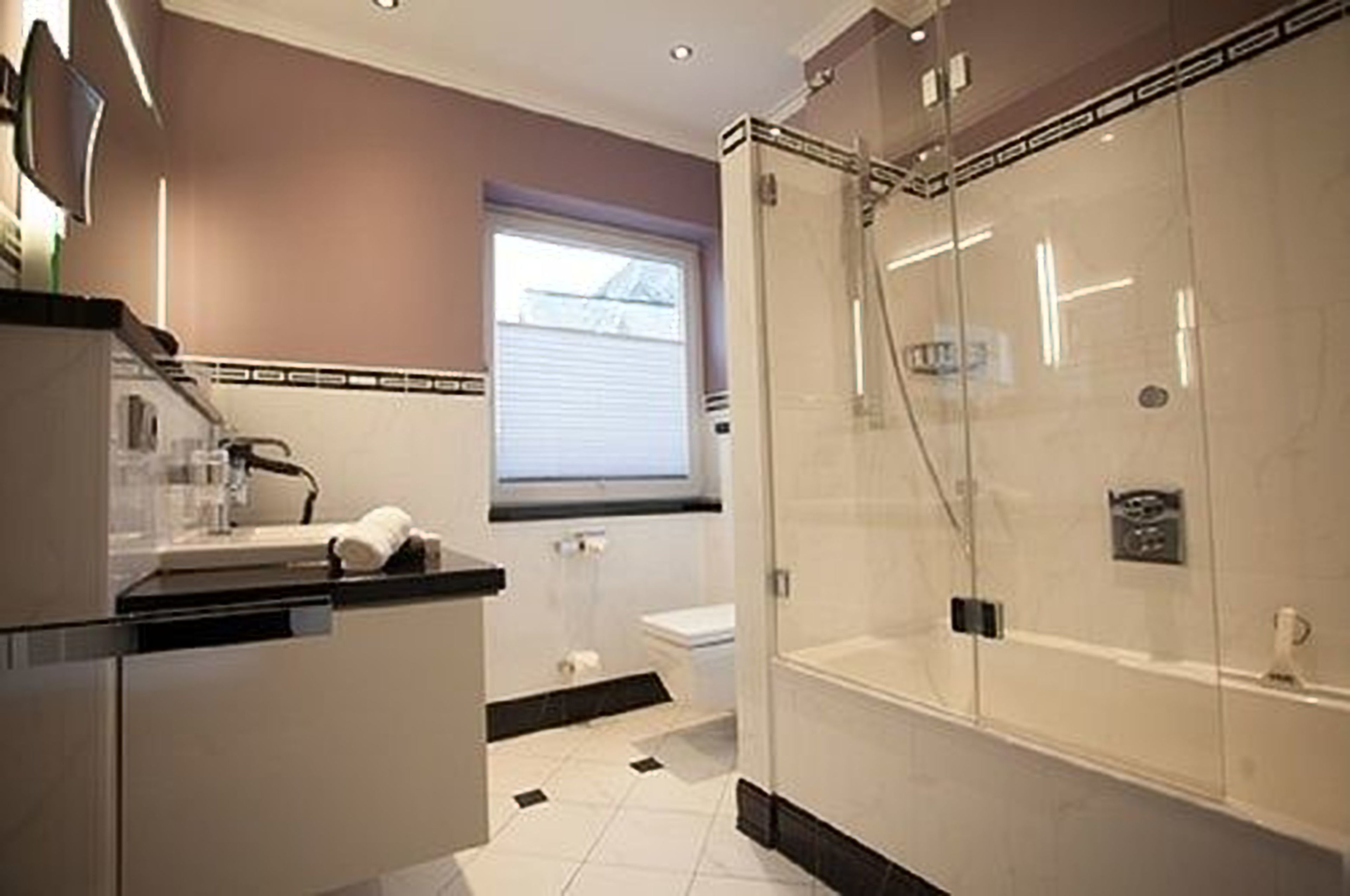 free toiletries, hair dryer, dressing gowns