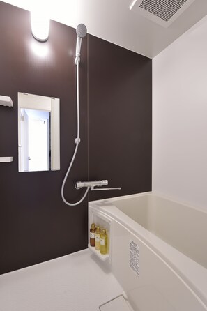 Dusche im Bad