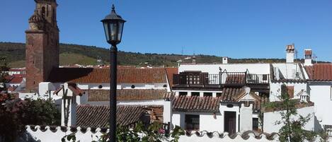 Blick von der Unterkunft