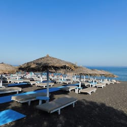 Private beach