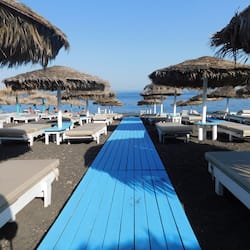 Private beach