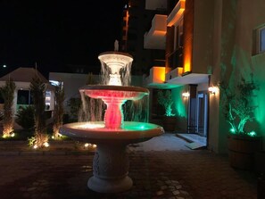 Front of property – evening/night - GoldenPark King Suites with Balcony & Sea view (Erdemli)